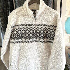 Banana Republic Cozy Quarter-Zip Pullover Sweater - Size XL